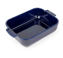 Прямоугольная форма для запекания Peugeot Ceramic Blue, Франция, 32х20х6.5 см синяя