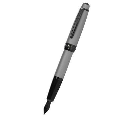 Перьевая ручка Cross Bailey Matte Grey Lacquer, перо F. Цвет - серый.