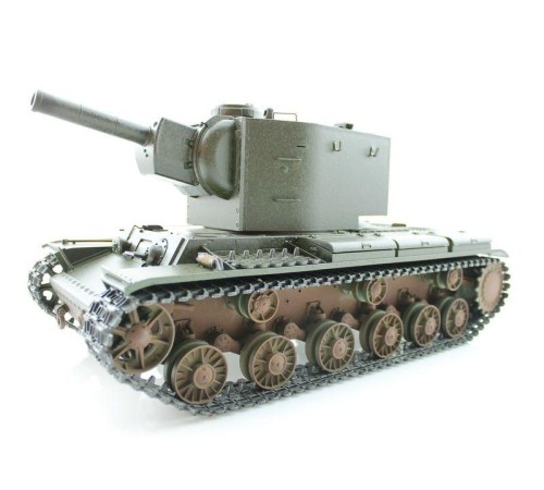 Радиоуправляемый танк Torro КВ-2 1/16 СССР, зеленый, ИК-пушка V3.0 2.4G RTR
