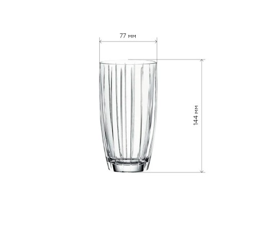Бокалы для воды и коктейлей Spiegelau Milano Long Drink 4 шт.