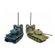 Р/У танковый бой Huan Qi Т-34 и Tiger 1:32 2.4G (два танка, з/у, акк)