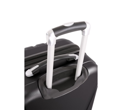 Чемодан SWISSGEAR TALLAC, черный, АБС-пластик, 52 x 31,5 x 78 см, 97 л