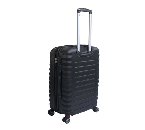 Чемодан SWISSGEAR FRIBOURG, чёрный, АБС-пластик, 45x27x66 см, 64 л