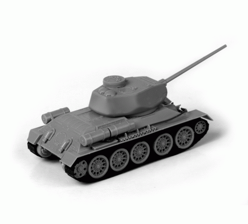 Сборная модель ZVEZDA Советский средний танк Т-34/85 (сборка без клея), 1/72