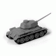 Сборная модель ZVEZDA Советский средний танк Т-34/85 (сборка без клея), 1/72