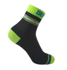 Водонепроницаемые носки DexShell Pro visibility Cycling  XL (47-49) Зеленая полоска, DS648HVYXL