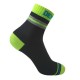 Водонепроницаемые носки DexShell Pro visibility Cycling M (39-42) Зеленая полоска, DS648HVYM