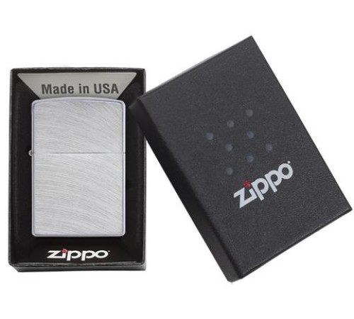 Зажигалка ZIPPO Classic с покрытием Chrome Arch, латунь/сталь, серебристая, матовая, 38x13x57 мм
