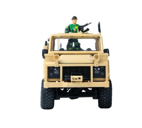 Радиоуправляемая машина MN MODEL англ. пикап Defender спецназ рейнджеров (песочн) 4WD 2.4G 1/12 RTR