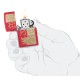 Зажигалка ZIPPO Year of the Dragon 2024 с покрытием Red Matte, латунь/сталь, красная, 38x13x57 мм