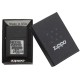 Зажигалка ZIPPO Classic с покрытием Black Crackle™, латунь/сталь, чёрная, матовая, 38x13x57 мм