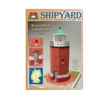 Сборная картонная модель Shipyard маяк Rotes Kliff Lighthouse (№60), 1/87
