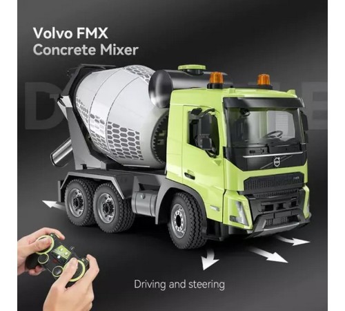 Радиоуправляемый бетоновоз Double Eagle Volvo FMX 1/20 2.4G RTR