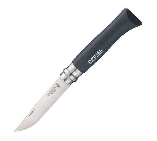 Нож Opinel №8 Trekking, нержавеющая сталь, серый, блистер, 001982