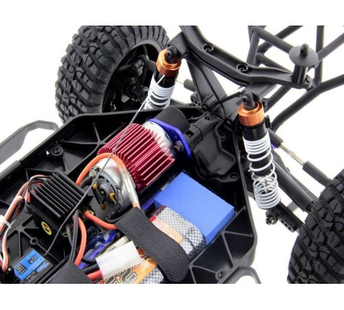Радиоуправляемый шорт-корс Remo Hobby 9EMU (красный) 4WD 2.4G 1/8 RTR