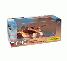 Готовая модель ZVEZDA Российский ракетно-пушечный танк Т-90С, 1/72