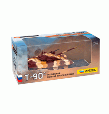 Готовая модель ZVEZDA Российский ракетно-пушечный танк Т-90С, 1/72