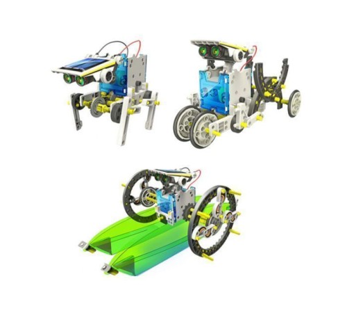 Конструктор на солнечных батареях Cute Sunlight Solar Robot 13 в 1