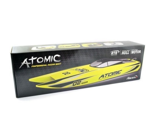 Радиоуправляемый катамаран Volantex RC ATOMIC 700 желтый Brushless 2.4G LiPo RTR