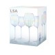 Набор из 4 бокалов для белого вина Lsa International Pearl 325 мл