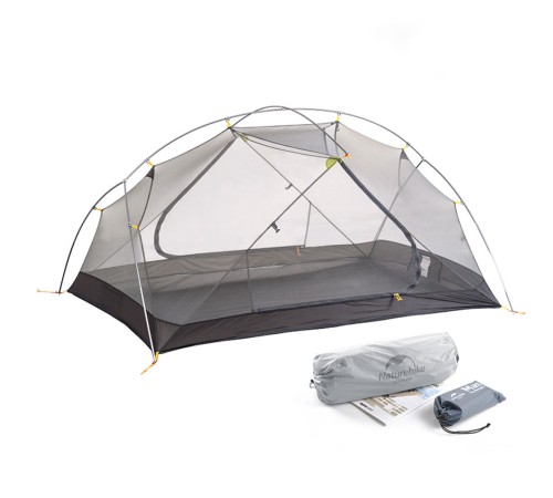 Палатка 2-местная Naturehike сверхлегкая Mongar NH17T007-M, 20D , светло-зеленый, 6927595708088