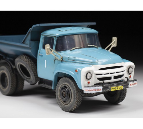 Сборная модель ZVEZDA Самосвал ЗиЛ 130 с кузовом ММЗ (1974-1977), 1/43