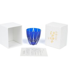 Рюмка TAJIMA GLASS Мерцание звезды 75мл, лазурная