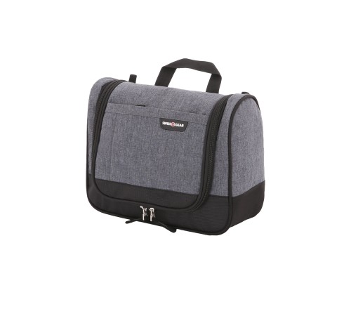 Несессер SWISSGEAR, серый, ткань Grey Heather/полиэстер 600D PU, 27 x 11 x 20 см