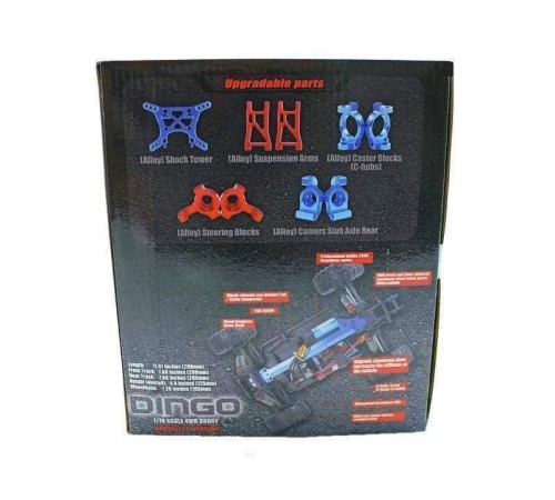 Радиоуправляемый монстр Remo Hobby SMAX Brushless (синий) 4WD 2.4G 1/16 RTR