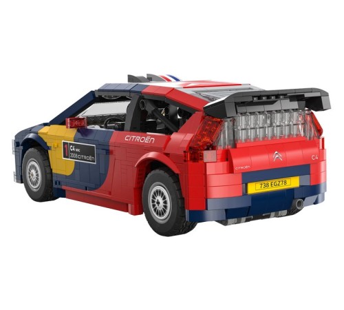 Конструктор CaDA раллийный автомобиль 2008 Citroen C4 WRC 1/12 (1569 деталей)