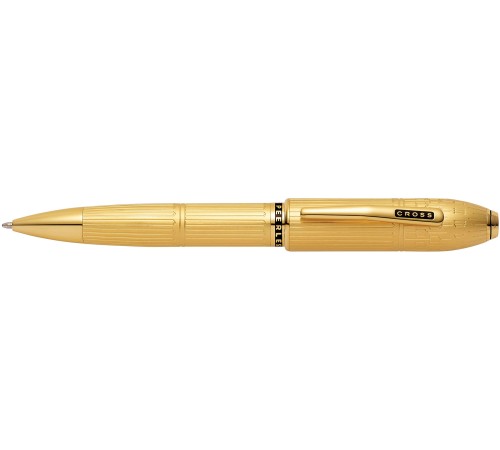 Шариковая ручка Cross Peerless Citizen LE London. Цвет - золотистый.