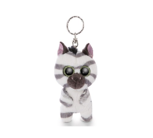 Мягкая игрушка NICI Зебра Манкалита, брелок 9 см