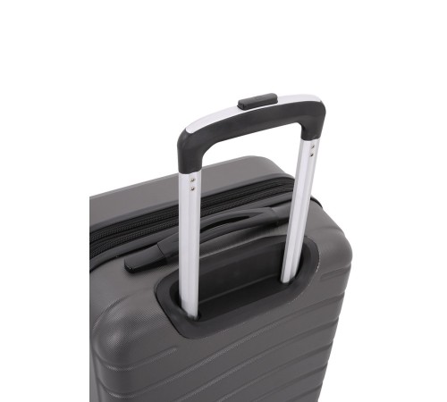 Чемодан SWISSGEAR ALVERSTONE, серый, AБC-пластик, 51,5 x 31 x 77 см, 96 л