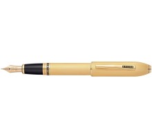 Перьевая ручка Cross Peerless 125. Цвет - золотистый, перо - золото 18К