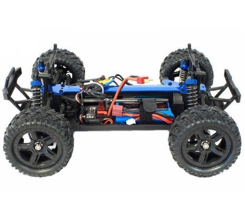 Радиоуправляемый монстр Remo Hobby SMAX Brushless (синий) 4WD 2.4G 1/16 RTR