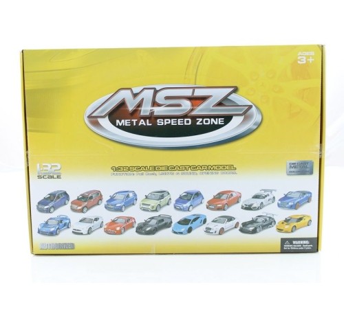 Машина 1:32 Mercedes-Benz ML63 AMG свет, звук, инерция 15см (1/12шт) б/к