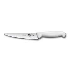 Нож разделочный VICTORINOX Fibrox, 15 см, белый