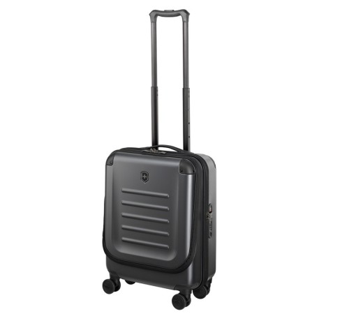 Чемодан VICTORINOX Spectra™ Dual-Access 2.0, серый, поликарбонат Bayer, 41x25x55 см, 37 л