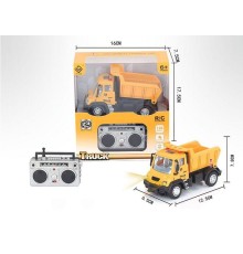 Р/У Самосвал малый желтый YP Toys 6163J3, 13 см, свет, 2.4G 1/64 RTR
