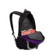 Рюкзак SWISSGEAR, чёрный/фиолетовый/серебристый, полиэстер 600D, 32х15х45 см, 22 л