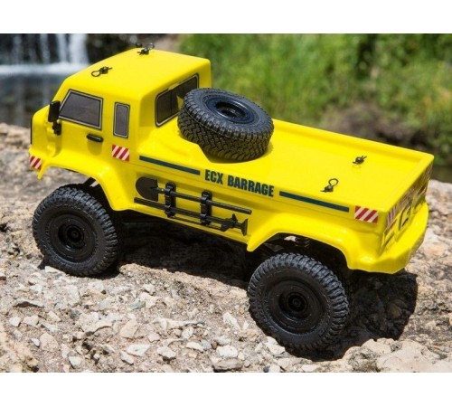 Краулер ECX 1:24 Scaler Crawler Barrage UV 4WD, электро, RTR (желтый)