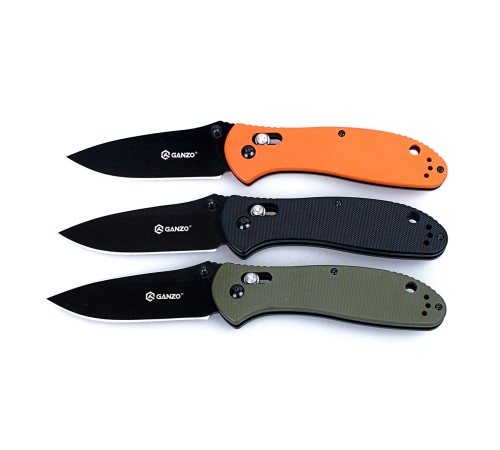Нож Ganzo G7393 оранжевый, G7393-OR