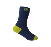 Водонепроницаемые носки детские DexShell Ultra Thin Children Socks M (18-20 см), черный/желтый, DS543NLM