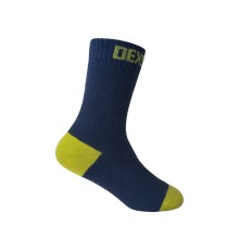 Водонепроницаемые носки детские DexShell Ultra Thin Children Socks L (20-22 см), черный/желтый, DS543NLL
