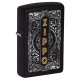 Зажигалка ZIPPO Classic с покрытием Black Matte, латунь/сталь, черная, 38x13x57 мм