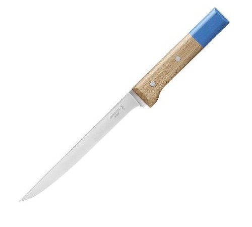 Нож филейный Opinel №121, деревянная рукоять, нержавеющая сталь, 002128