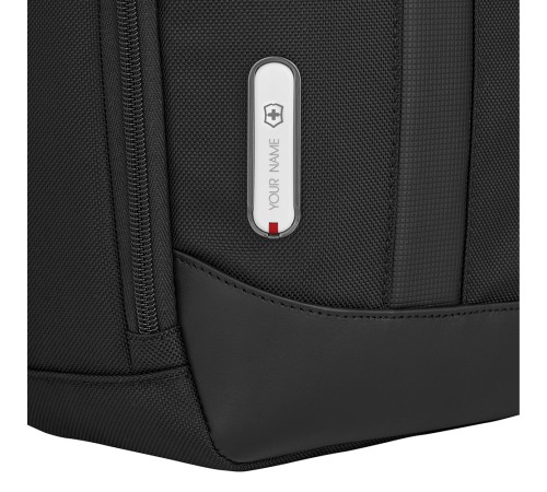Рюкзак VICTORINOX Architecture Urban2 City Backpack 14'', черный, полиэстер/кожа, 30x19x42 см,17 л