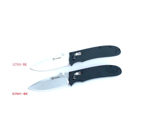 Нож Ganzo G7041 черный, G7041-BK