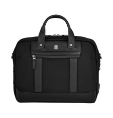 Портфель VICTORINOX Architecture Urban2 Briefcase 15'', черный, полиэстер/кожа, 42x13x31 см, 16 л