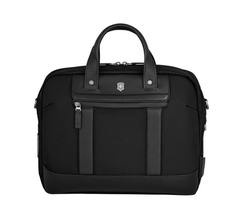 Портфель VICTORINOX Architecture Urban2 Briefcase 15'', черный, полиэстер/кожа, 42x13x31 см, 16 л